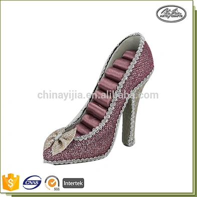 Customized High Heel Shoe Crafts Jewelry Ring Holder