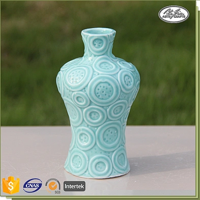 Customized classic art crafts 10*10*20CM flower decoration vase