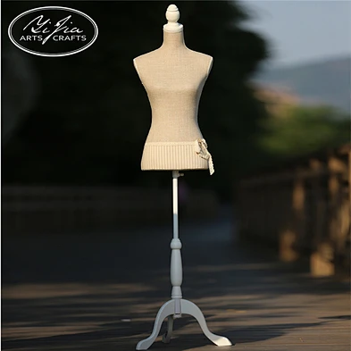 Vintage fabric covered fiberglass/foam custom made mannequins