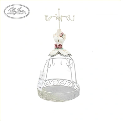 Metal doll mannequin dress jewelry display stands