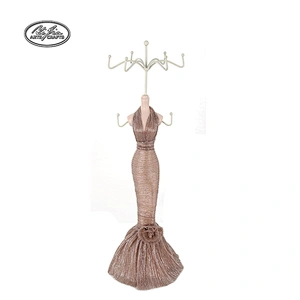 Customizable Mini Female Mannequin Dress Form Decoration Jewelry Display Set
