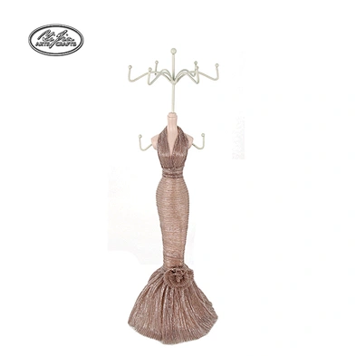 Customizable Mini Female Mannequin Dress Form Decoration Jewelry Display Set