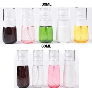 30 60 80 100ml Travel Portable Hand Sanitizer Alcohol 75% Plastic Spray Bottle
