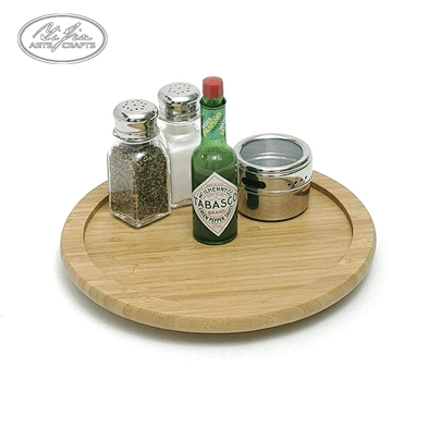 kitchen wood bamboo tray, kitchen turntable