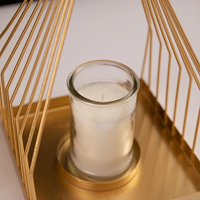 Customizded Gold Different Shaped Metal Tealight Candle Holder For Home Decor