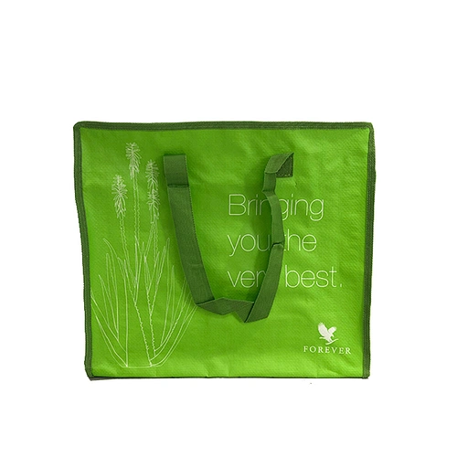 Customized eco friendly pp woven shopping bag foldable for supermarket