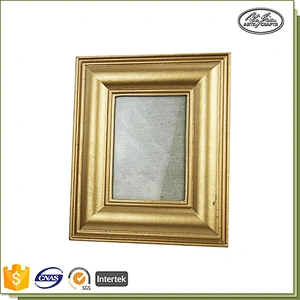 Customized multi size MDF gold square photo frame