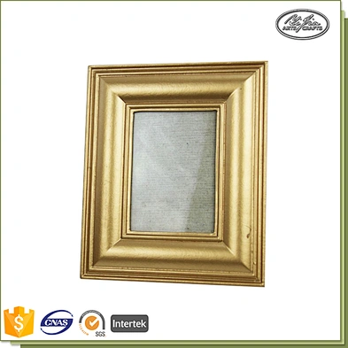 Customized multi size MDF gold square photo frame