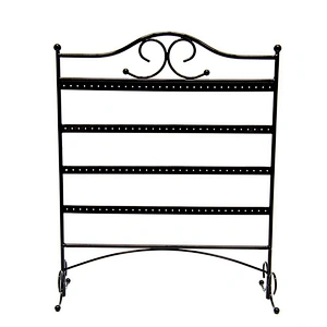 Customized metal jewelry display 60 pairs earring stand