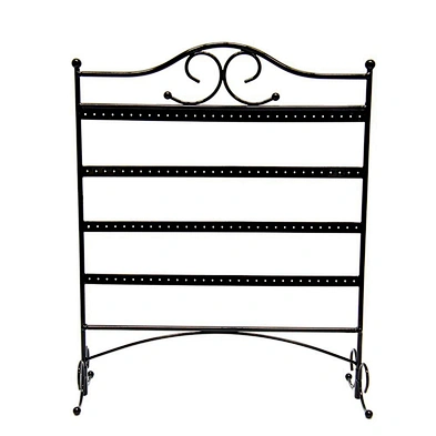 Customized metal jewelry display 60 pairs earring stand