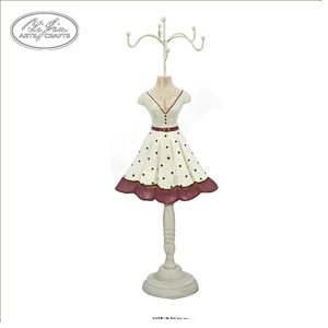 Home decorative metal dress form jewelry holder