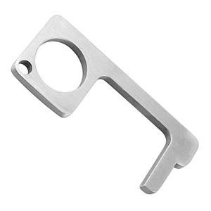 Fast Delivery Sterilization Prevent Infection Zinc Alloy No Touch Door Opener Keychain