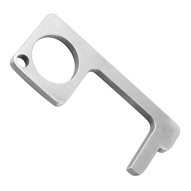 Fast Delivery Sterilization Prevent Infection Zinc Alloy No Touch Door Opener Keychain