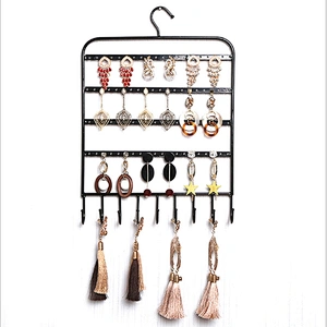 Jewelry Organizer for Display,Jewelry Stand for Hanging Rings & Earrings, Wall-Mounted Vintage Jewelry Organizer