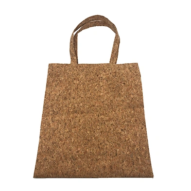 wholesale promotional cork cloth handle shopping bag eco-friendly shoulder cork cloth tote bag