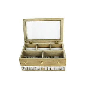 Wooden bracelet ring jewelry storage display box