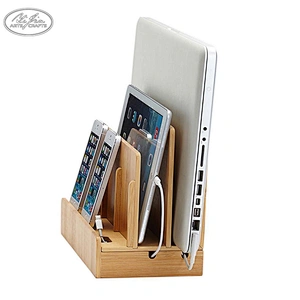 Storage Organizer, Wooden Bamboo Desktop Organizer