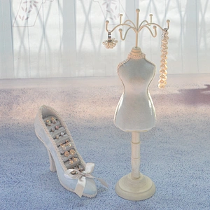Cheap decorative beauty lady resin mannequin ring necklace jewelry holder for European decor