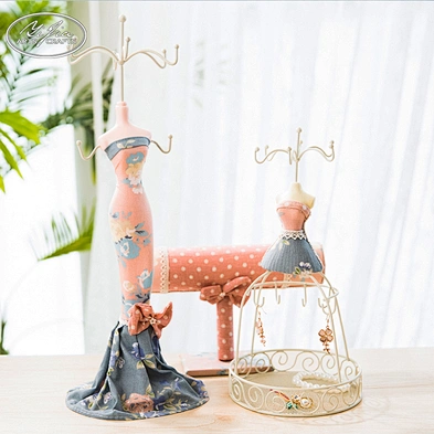 Cute Girl Gifts Table Top Decor High Heel Shoe Set Ring Jewelry Holder