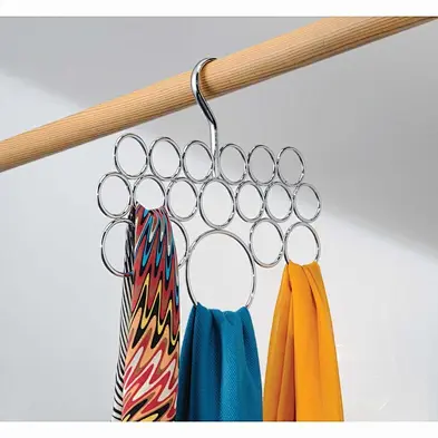 Scarf Hanger Scarves Storage Organizer Rack Neck Ties Belts Shawls Hanger