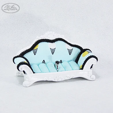 Custom Logo Blue Style Jewelry Display set jewelry stand