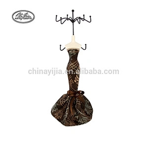 Art Useful Counter Top Decorations Mannequin Wood Jewelry Display Holder Hanger Necklaces and Earrings