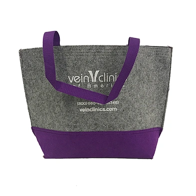 Wholesale customized logo felt handbag storage bag shopping bag
