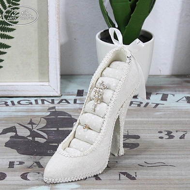 Colorful Shoe Shaped Ring Jewelry Display Holder Stand
