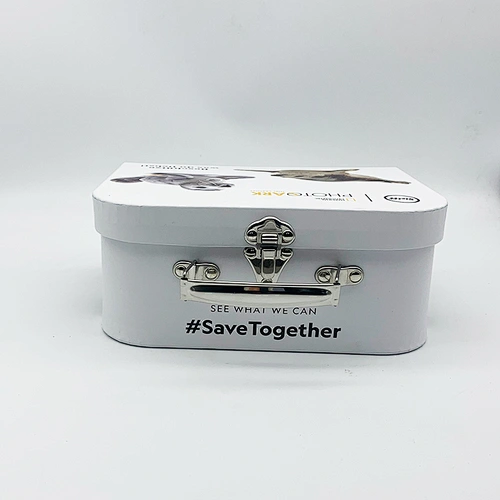 Wholesale Baby Gift Packaging Box Children Gift Storage Boxes  Gift Paper Suitcase With Metal Handle