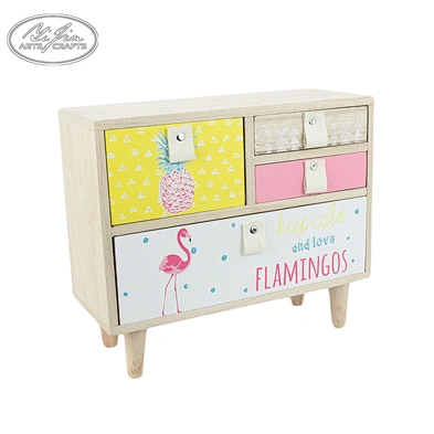 Home Decorative Desk Top Wooden Storage Drawer