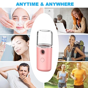 2020 beauty skin care mini spray electric water fine facial nano mist sprayer
