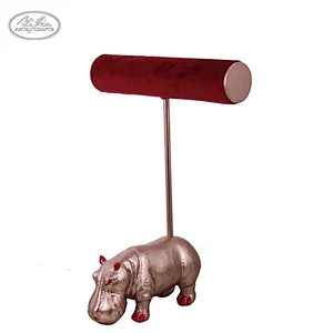 Elegant decoration animal shaped double T-bar jewelry display stand
