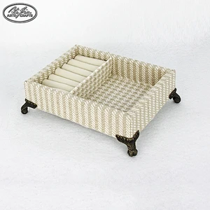 Wholesale home decor antique wooden jewelry tray