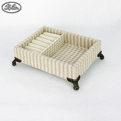Wholesale home decor antique wooden jewelry tray