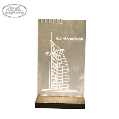 Hot selling cheap acrylic eiffel tower led christmas gift decoration