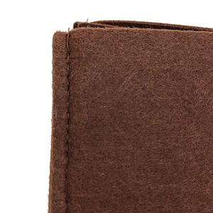 Wholesale customized logo brown felt tote shopping bag