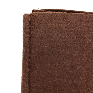 Wholesale customized logo brown felt tote shopping bag