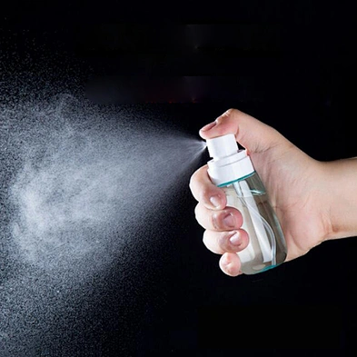 30 60 80 100ml Travel Portable Hand Sanitizer Alcohol 75% Plastic Spray Bottle