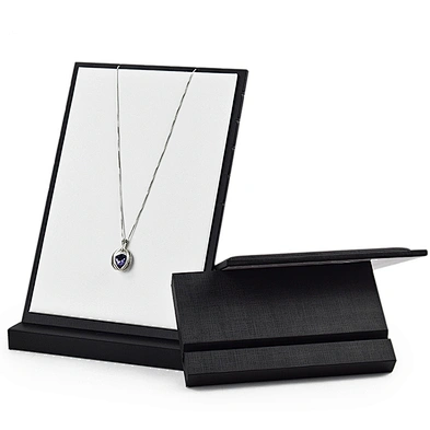 Pu Leather Necklace Window Display Props Jewelry Necklace Pendant Display Stand