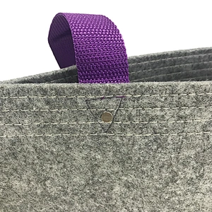 Wholesale customized logo felt handbag storage bag shopping bag