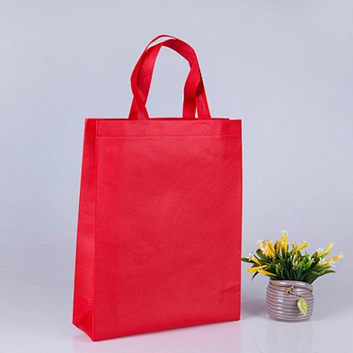 In Stock Factory Price Promotional Reusable Eco-friendly Advertising Tote Non Woven Shopping Bag