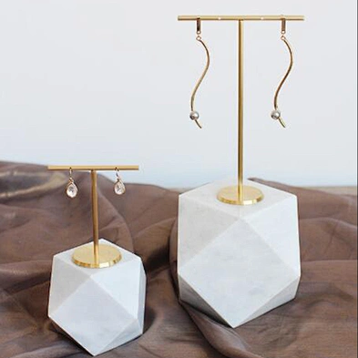 Wholesale  metal earring stud display stand t-stand earring stand display