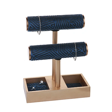 T Shape Watch Necklace Bracelet Jewelry Display Stand MDF Bracelet Holder