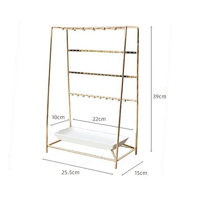 Jewelry Holder Multipurpose White Tray Jewelry Display Organizer Earring Bracelet Necklace Ring Jewelry Stand Storage