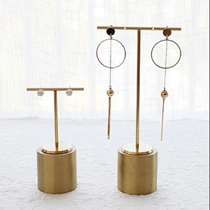 Wholesale  metal earring stud display stand t-stand earring stand display