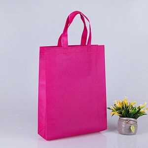 In Stock Factory Price Promotional Reusable Eco-friendly Advertising Tote Non Woven Shopping Bag
