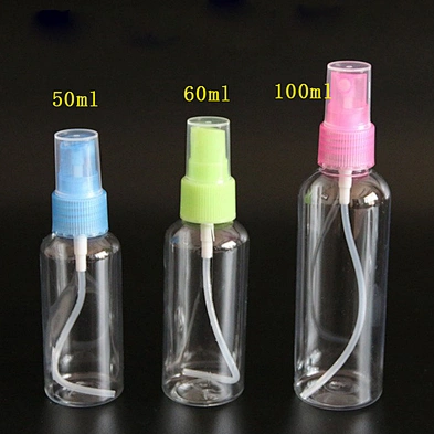 Fast Delivery 10ml 20ml 30ml 50ml 60ml 100ml 200ml Empty Fine Mist Plastic Spray Bottles
