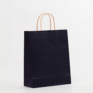 In Stock Colorful  Kraft Paper Bag 100% Recyclable Shopping Gift Kraft Paper Bags