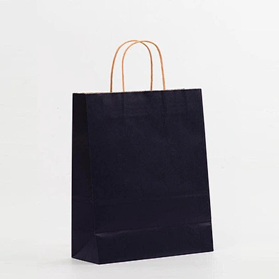In Stock Colorful  Kraft Paper Bag 100% Recyclable Shopping Gift Kraft Paper Bags