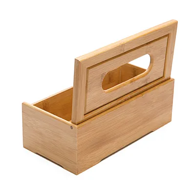 Handmade Home bamboo napkin holder natural eco-friendly bamboo tissue box
